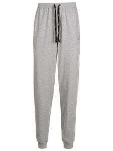 BOSS pantalon de jogging à logo imprimé - Gris