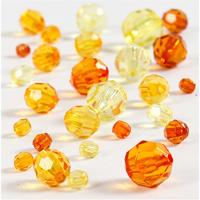 Creativ Company Facetkralen mix geel, 45 gram