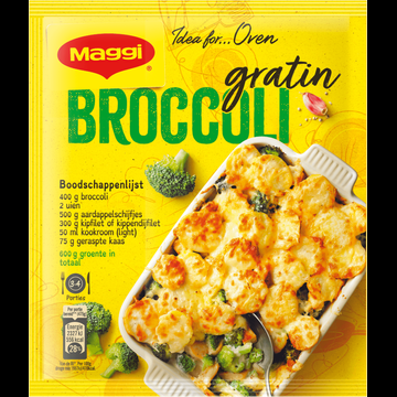 MAGGI Ovenschotel Broccoli Gratin Kruidenmix 43g bij Jumbo