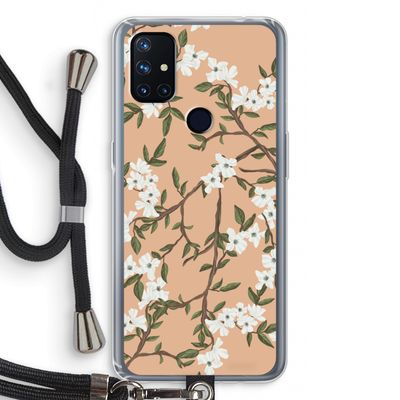 Blossoming spring: OnePlus Nord N10 5G Transparant Hoesje met koord