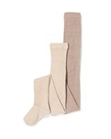 HEMA Kindermaillots rib - 2 stuks lichtbruin (lichtbruin)