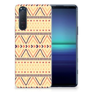 Sony Xperia 5II TPU bumper Aztec Yellow