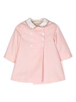 Gucci Kids manteau à boutonnière croisée - Rose - thumbnail