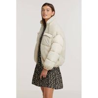 Colourful Rebel teddy winterjas Stef beige - thumbnail