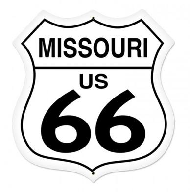 Missouri Route 66 Zwaar Metalen Bord 70 x 70 cm