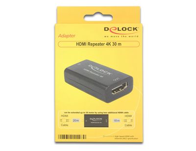 DeLOCK 11403 audio/video extender Zwart