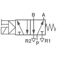 IMI NORGREN Mechanisch bedienbaar pneumatisch ventiel V51B517A-A213J 24 V/DC Materiaal (behuizing) Aluminium Afdichtmateriaal NBR 1 stuk(s) - thumbnail