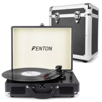 Fenton RP115C platenspeler met Bluetooth en platenkoffer - thumbnail