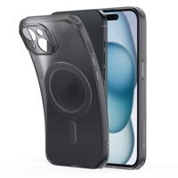 iPhone 15 Zero Clear Case (HaloLock) Frosted Black - thumbnail