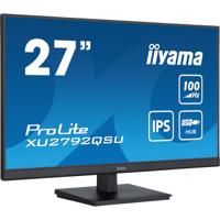 Iiyama prolite xu2792qsu-b6 27" monitor (zwart (mat), hdmi, displayport, 4x usb-a, usb-b)
