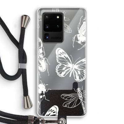 Tiny Bugs: Samsung Galaxy S20 Ultra Transparant Hoesje met koord