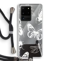 Tiny Bugs: Samsung Galaxy S20 Ultra Transparant Hoesje met koord