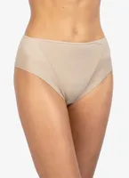 Dames heup slip 3244 - Microfiber - Dames onderbroek - ondergoed - badstof kruisje - M - Zwart | Dames slip - Onderbroek - Ondergoed - M - - M -