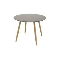 Venture Home Plaza Eettafel ⌀100 - Zwart