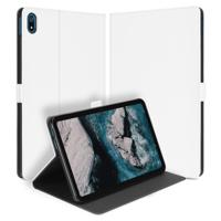 Book Cover Case Nokia T20 Wit met Standaardfunctie Book Cover Case Nokia T20 Wit met Standaardfunctie