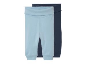 lupilu 2 baby joggingbroeken (50/56, Donkerblauw/lichtblauw)