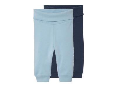 lupilu 2 baby joggingbroeken (74/80, Donkerblauw/lichtblauw)