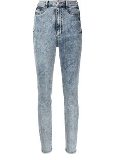 Philipp Plein jean skinny Super High-Waist - Bleu