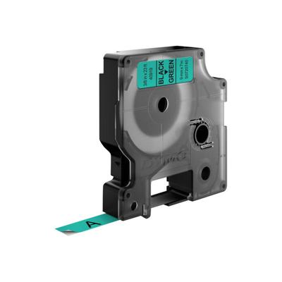 Labeltape DYMO D1 40919 Polyester Tapekleur: Groen Tekstkleur:Zwart 9 mm 7 m
