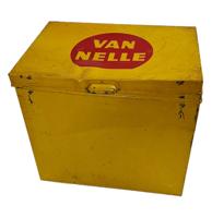 Van Nelle Vintage Groot Metalen Opbergblik