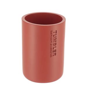 Tendance Tandenborstelbeker 102 serie - terracotta - PS - 7,5x10,7 cm