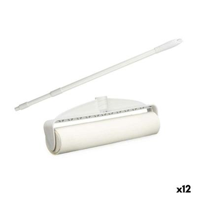 Kledingroller Wit 25 x 70 x 6,5 cm Telescopisch (12 Stuks)