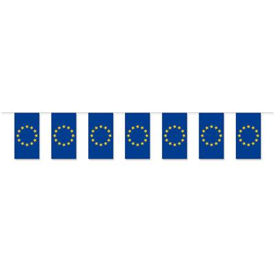 Slinger Europa - papier - 5 meter - vlaggetjes - feestversiering