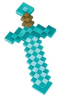Minecraft Plastic Replica Diamond Sword 51 cm - thumbnail