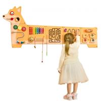VEVOR Puppy Activity Wall, 12 spellen, sensorisch Montessori-muurspeelgoed voor kinderen van 3-12 jaar, Montessori-leeractiviteitencentrum, ideaal voor de speelkamer, kinderkamer en klaslokaal