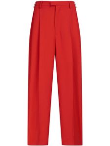 Marni pantalon de tailleur Tropical en laine - Rouge