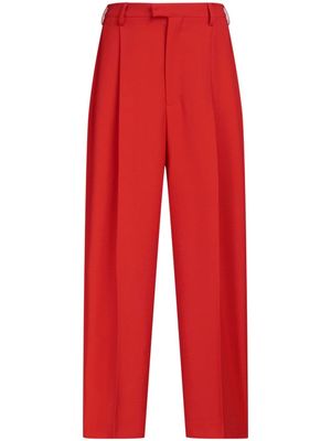 Marni pantalon de tailleur Tropical en laine - Rouge