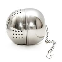 Theefilter bal / thee-ei - RVS - zilver - D4 cm - theezeef - voor losse thee of kruiden
