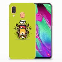 Samsung Galaxy A40 Telefoonhoesje met Naam Doggy Biscuit