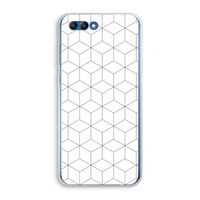 Zwart-witte kubussen: Honor 10 Transparant Hoesje Zwart-witte kubussen: Honor 10 Transparant Hoesje