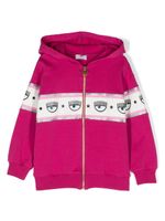 Chiara Ferragni Kids veste à capuche - Rose - thumbnail