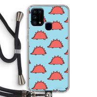 Dinosawrr: Samsung Galaxy M31 Transparant Hoesje met koord