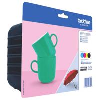 Brother Inktcartridge LC227XLVALBP Origineel Combipack Zwart, Cyaan, Magenta, Geel LC227XLVALBP