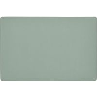 Zeller placemats - 1x - vegan leer - mintgroen - 45 x 30 cm   - - thumbnail