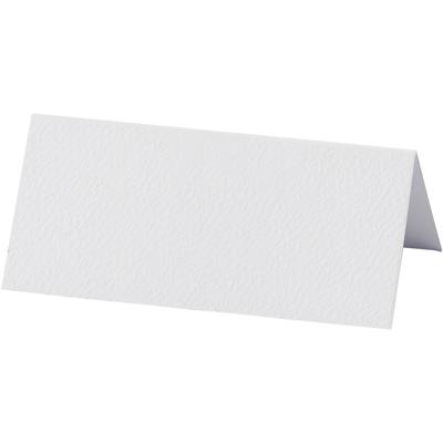 Creativ Company Naamkaarten, afm 9x4 cm, 220 gr, wit, 20 stuk/ 1 doos