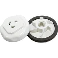 Hammond Electronics Gatenplug Polycarbonaat Lichtgrijs (Ø x h) 41 mm x 14 mm 1 stuk(s) - thumbnail