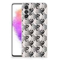 Samsung Galaxy A73 5G TPU Hoesje Salamander Grey