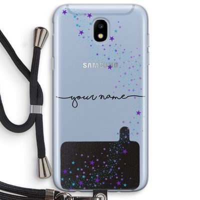 Sterren: Samsung Galaxy J5 (2017) Transparant Hoesje met koord