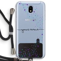 Sterren: Samsung Galaxy J5 (2017) Transparant Hoesje met koord