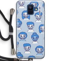 Gezichtjes: Samsung Galaxy A6 (2018) Transparant Hoesje met koord