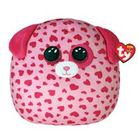 Ty Squish a Boo Pink Tickle Dog 20cm (2008300) - thumbnail