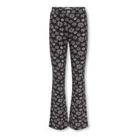 Kids ONLY zomer flair broek meisjes - AOP zwart - Kogpaige