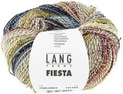 Lang Yarns Fiesta 0003 Geel/Donkerblauw/Roze/Beige