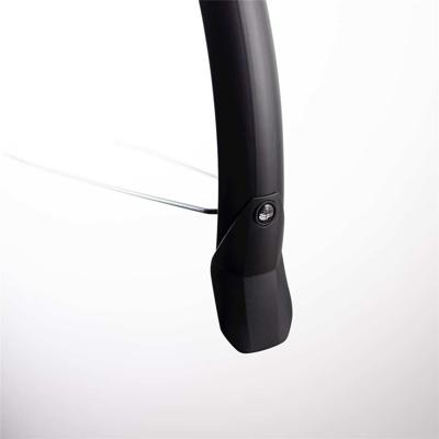 Eurofender Voorspatbord 28" lampo 58 mm breed - mat zwart