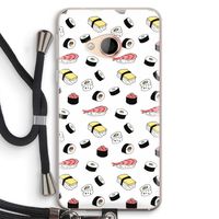 Sushi time: HTC U Play Transparant Hoesje met koord