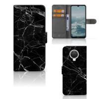 Nokia G10 | G20 | Bookcase | Marmer Zwart - Origineel Cadeau Vader